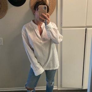 MEN’S, oversized, linen shirt